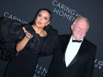 Salma Hayek y François-Henri Pinault en la quinta edición de la gala Caring for Women
