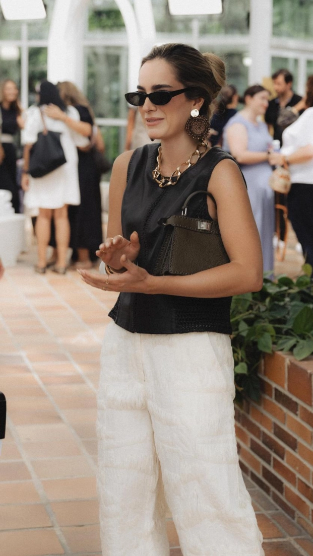 Valeria Aguilar en el desfile de Simorra en Madrid