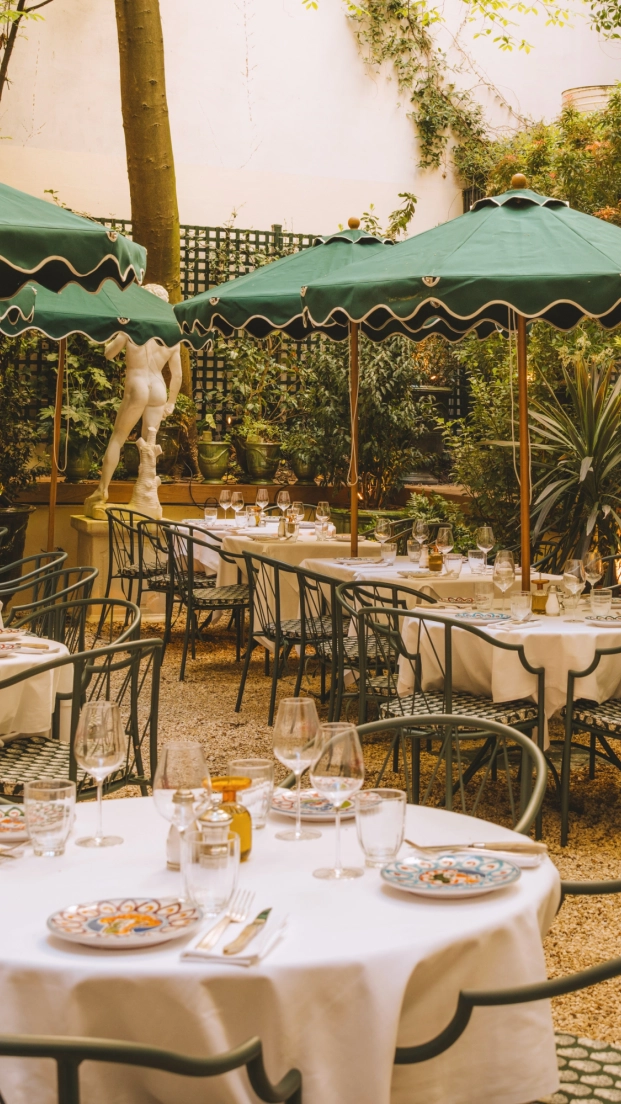 El jardín de Gloria Osteria