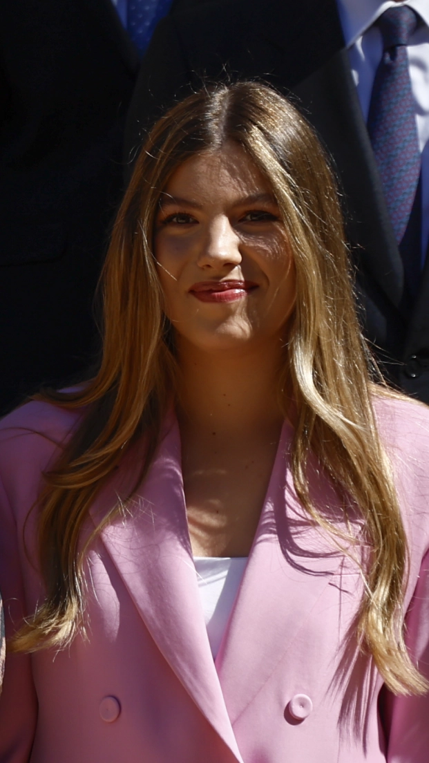La princesa Sofía de Borbón durante una reunión con miembros de la Fundación Comité Español de los Colegios del Mundo en Madrid el viernes 17 de julio de 2026.