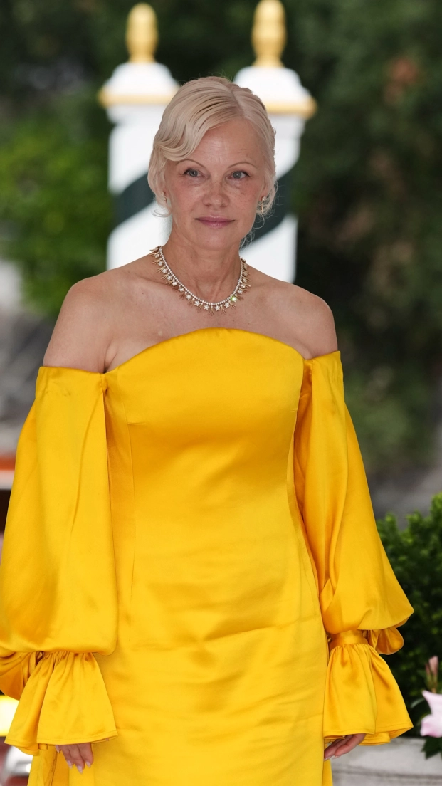 Pamela Anderson en el Festival Internacional de Cine de Venecia