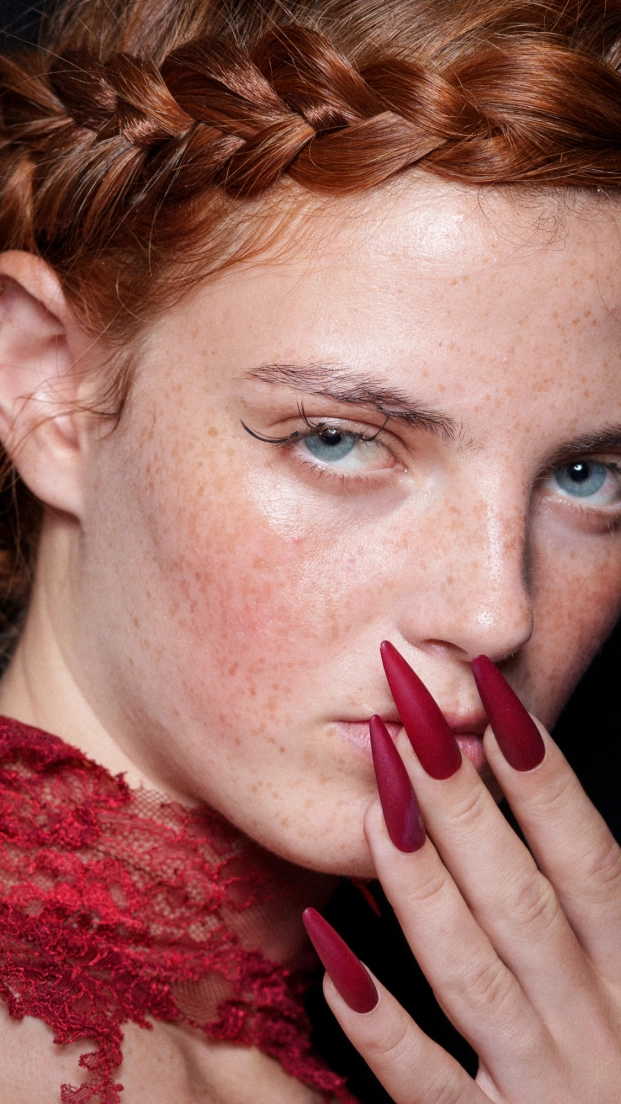 uñas rojas