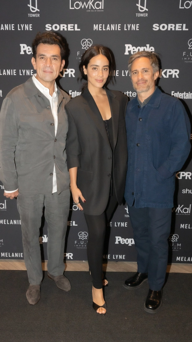 Jorge Salinas, Esmeralda Pimentel y Gael García Bernal presentaron su cinta Hombre al agua, ahora en el Festival Internacional de Cine de Toronto
