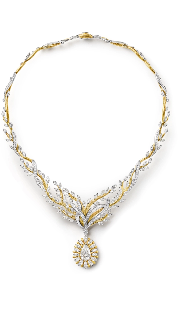 El collar Vine de la colección Hidden Garden de Alta Joyería de Tiffany & Co.
