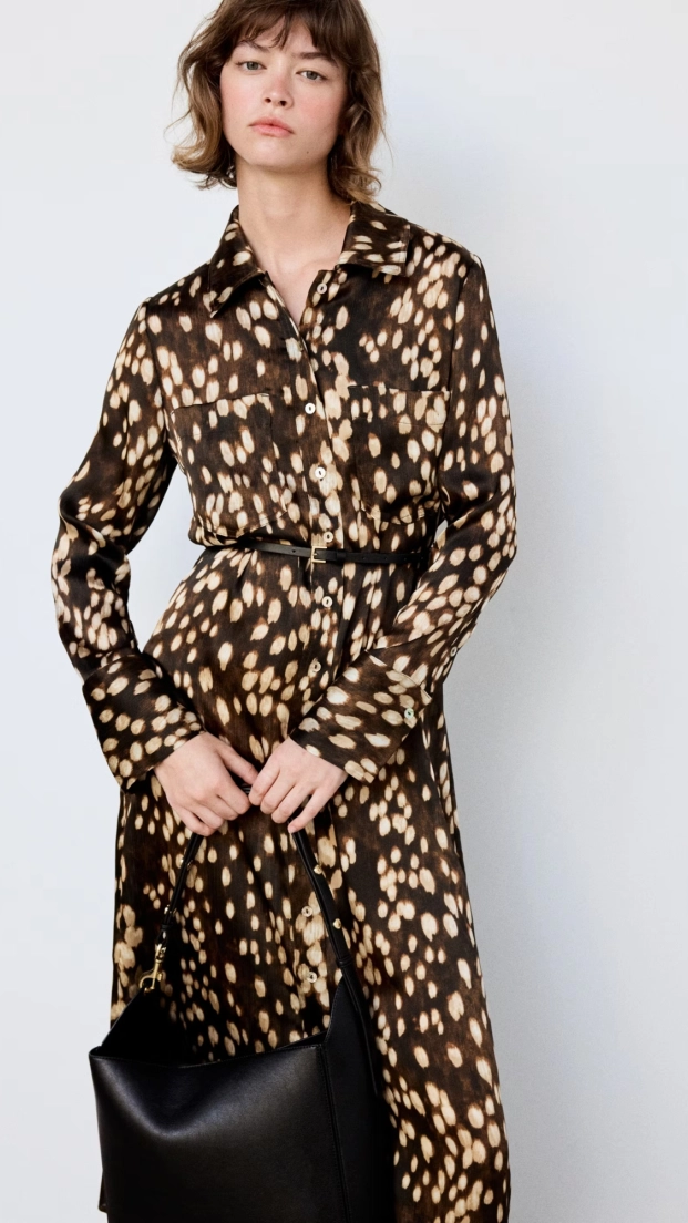 Vestido de Mango con bambi print