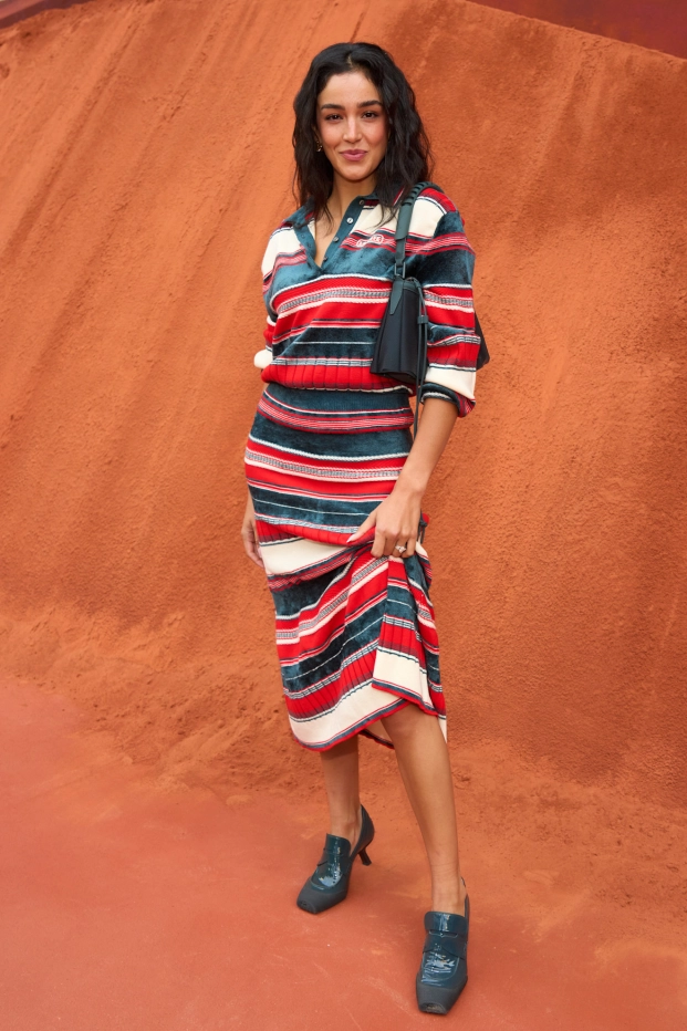 Ale Capetillo en el desfile de Lacoste ss27 en la Paris Fashion Week
