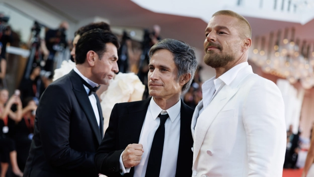 Gael García Bernal y Ricky Martin en el Festival de Venecia