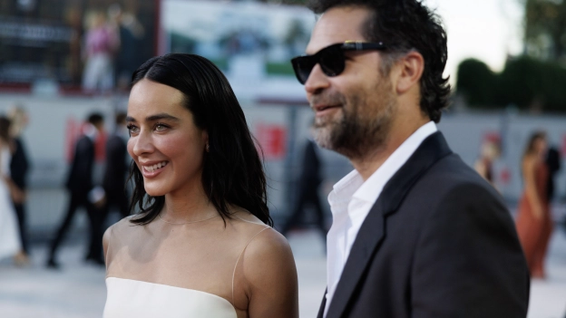 Esmeralda Pimentel y Manuel García-Rulfo, parte del elenco mexicano presente en el Festival Internacional de Cine de Venecia