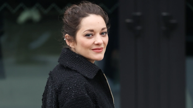 Actress Marion Cotillard arriving CHANELevent during Paris Fashion Week on January 24, 2023 in Paris, France.