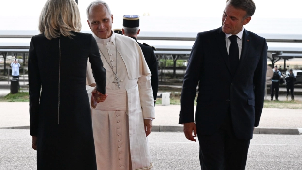 Brigitte volvió a confiar en el vestido de Ralph Lauren que elige para este tipo de ocasiones especiales y protocolarias