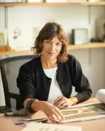 La arquitecta Rozana Montiel en su estudio