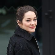 Actress Marion Cotillard arriving CHANELevent during Paris Fashion Week on January 24, 2023 in Paris, France.