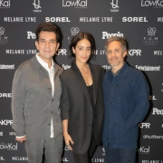Jorge Salinas, Esmeralda Pimentel y Gael García Bernal presentaron su cinta Hombre al agua, ahora en el Festival Internacional de Cine de Toronto