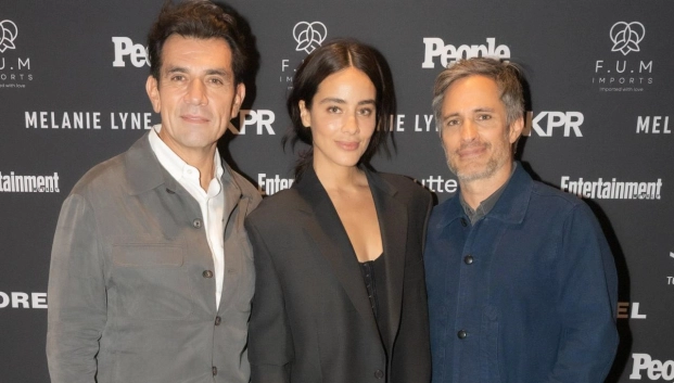 Jorge Salinas, Esmeralda Pimentel y Gael García Bernal presentaron su cinta Hombre al agua, ahora en el Festival Internacional de Cine de Toronto