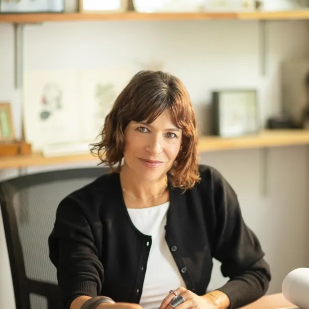 La arquitecta Rozana Montiel en su estudio